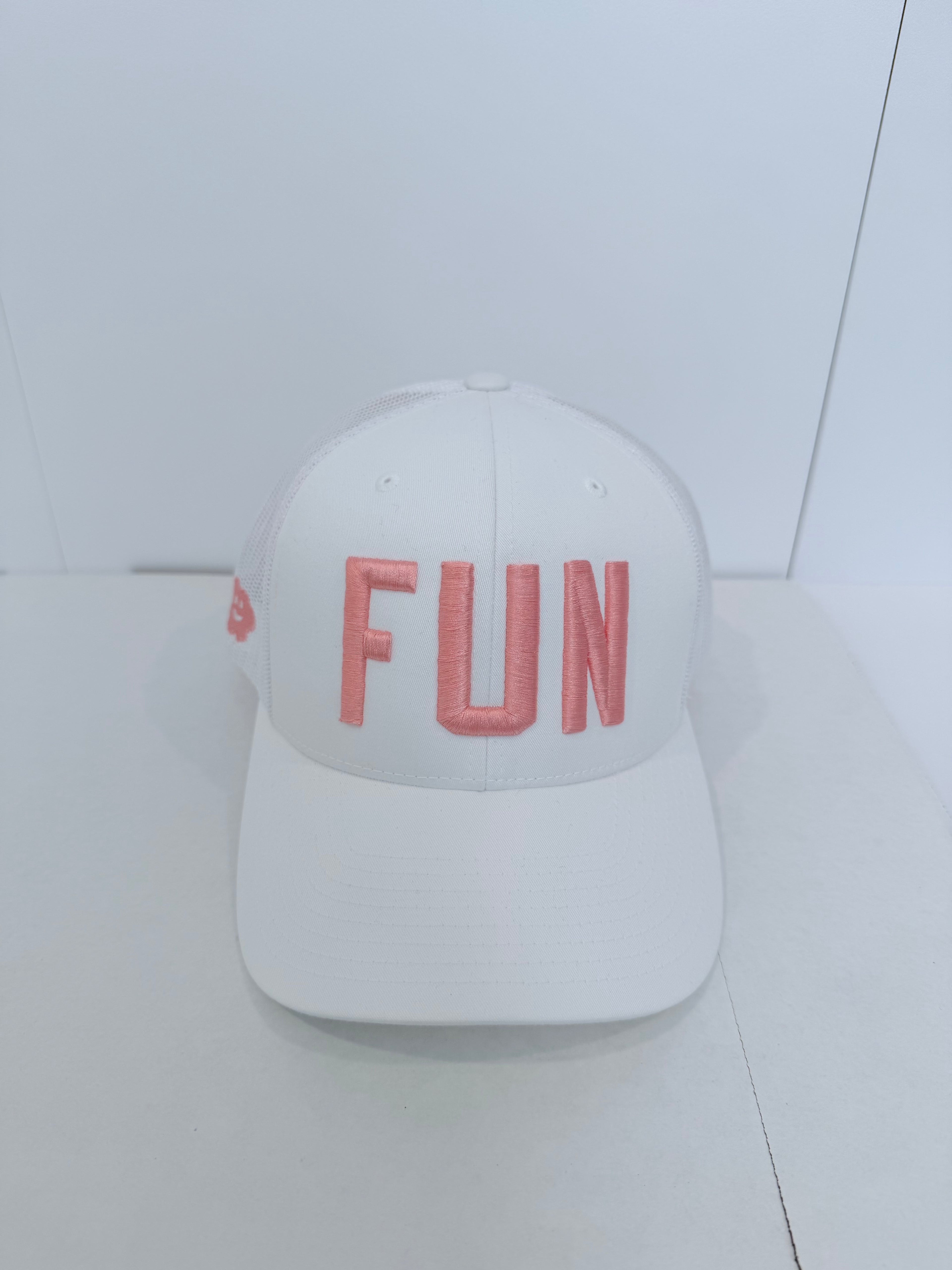 The OG Hat - White & Light Pink