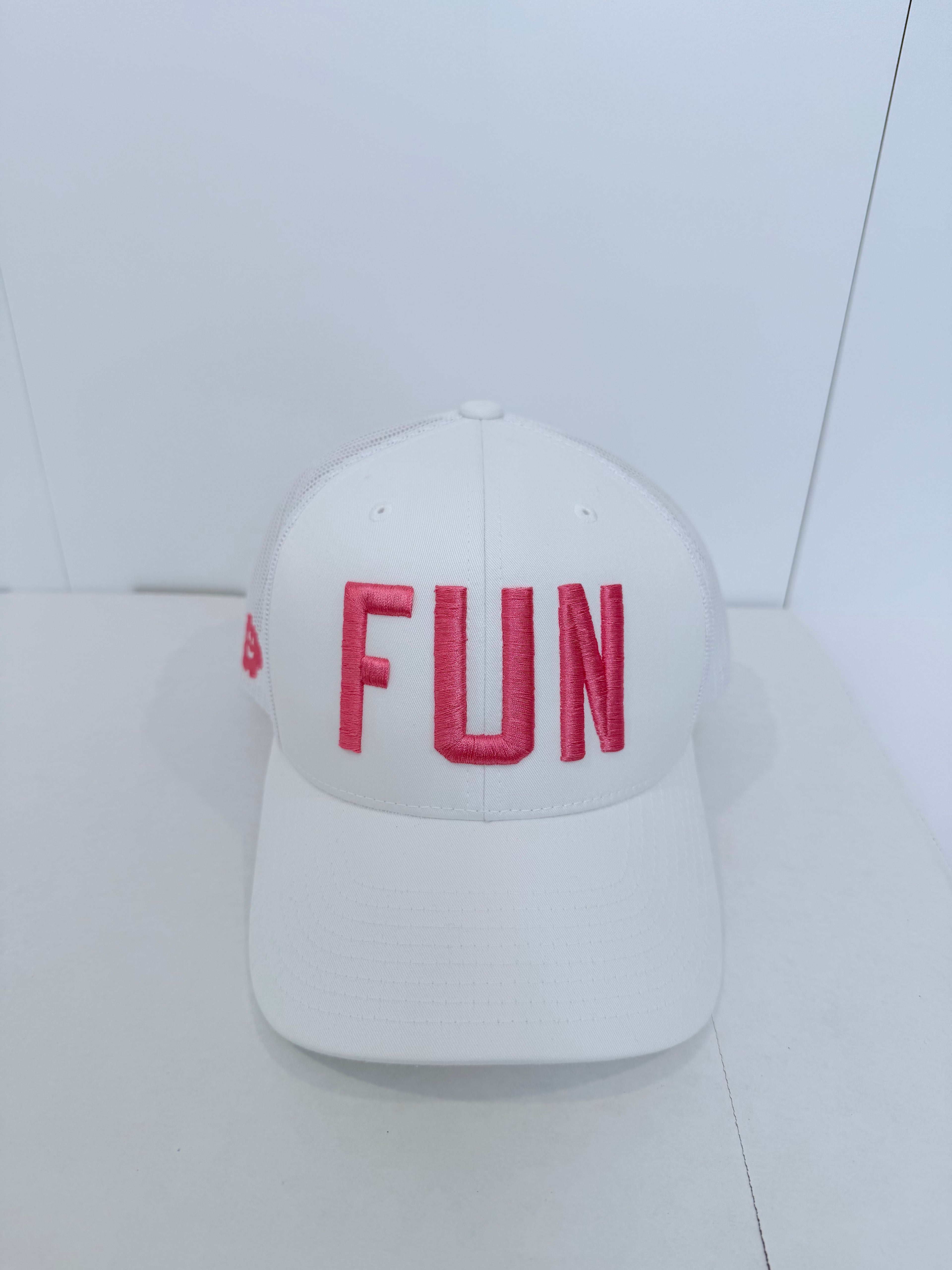 The OG Hat - White & Hot Pink