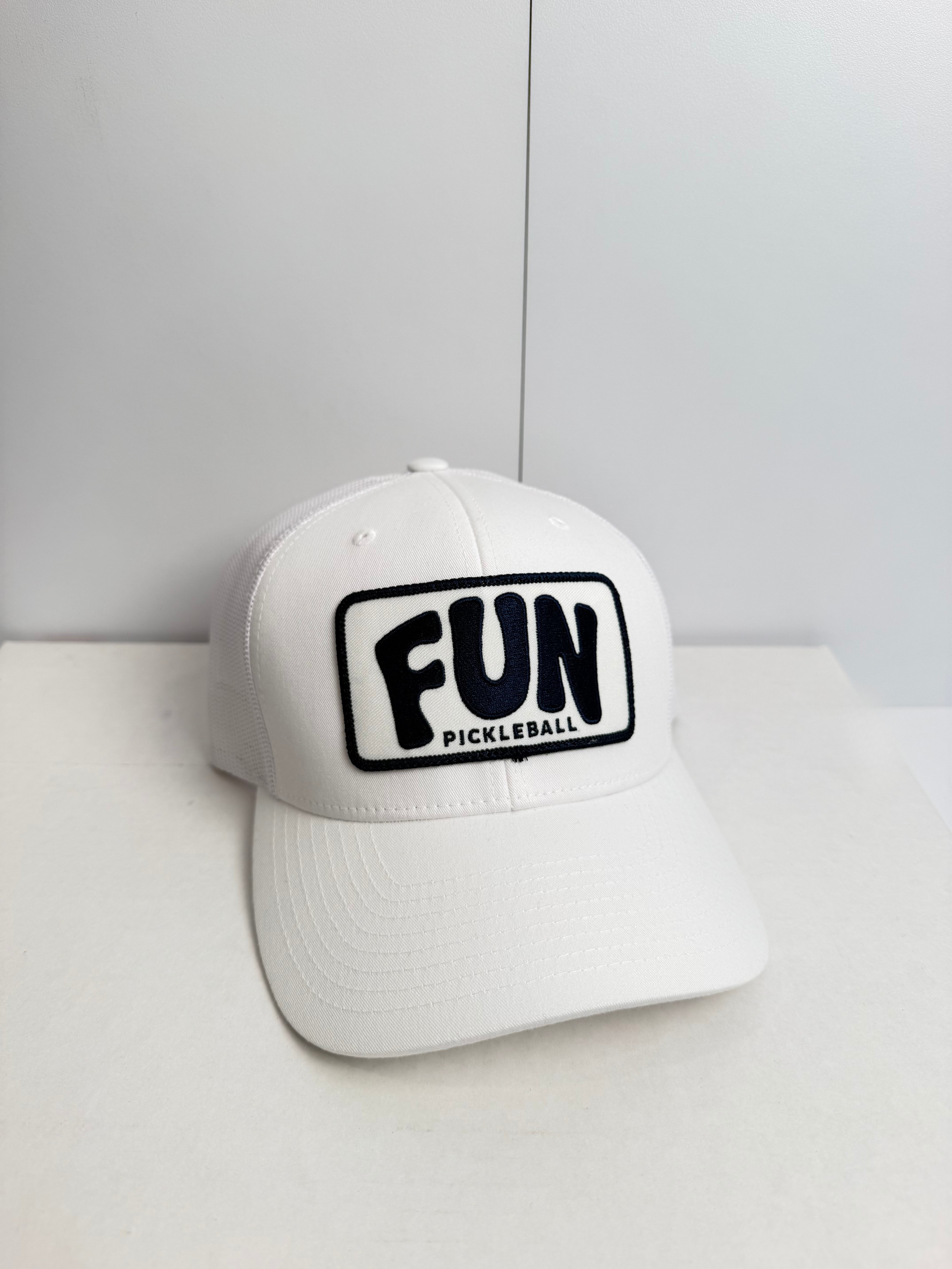 The White & Navy Trucker